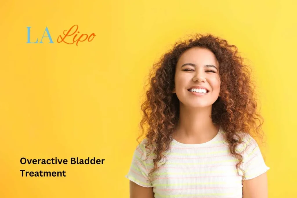 woman smiling about overactive bladder treatment Sevenoaks solutions