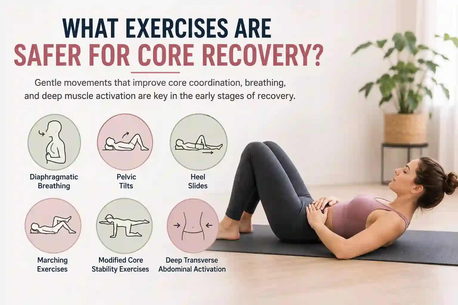 Which exercises may help diastasis recti Sevenoaks?